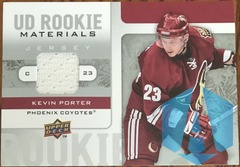 2008-09 Upper Deck Rookie Materials Kevin Porter #RM-KP Phoenix Coyotes